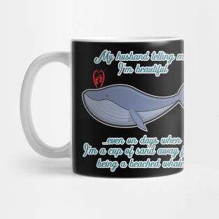 'Beached Whale Pregnant Woman' Funny Pregnant Gift Mug